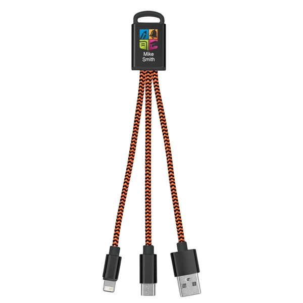 3-In-1 Braided Charging Buddy - 3-In-1 Braided Charging Buddy - Image 31 of 48