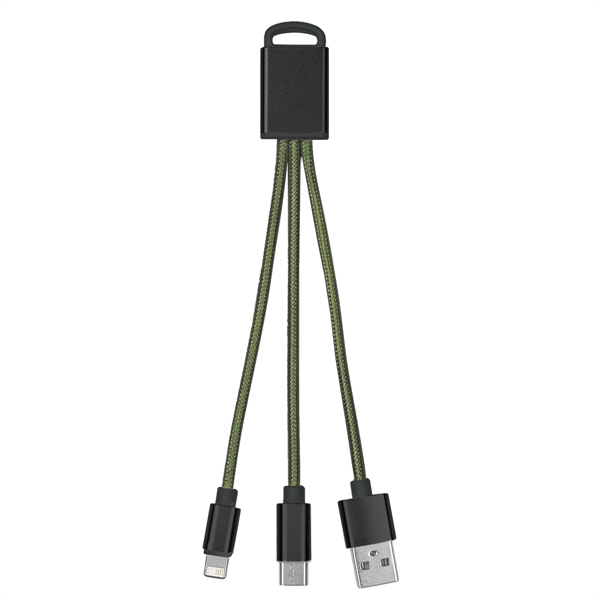 3-In-1 Braided Charging Buddy - 3-In-1 Braided Charging Buddy - Image 47 of 48