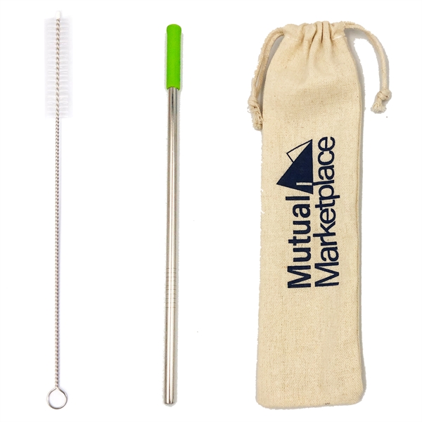 Reusable Straw w/ Cleaning Kit - Reusable Straw w/ Cleaning Kit - Image 3 of 6