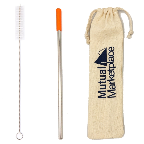 Reusable Straw w/ Cleaning Kit - Reusable Straw w/ Cleaning Kit - Image 4 of 6