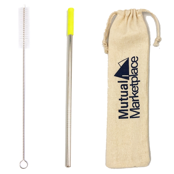 Reusable Straw w/ Cleaning Kit - Reusable Straw w/ Cleaning Kit - Image 6 of 6
