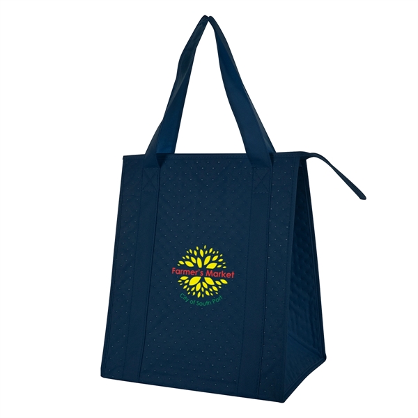 Dimples Non-Woven Cooler Tote Bag - Dimples Non-Woven Cooler Tote Bag - Image 12 of 27