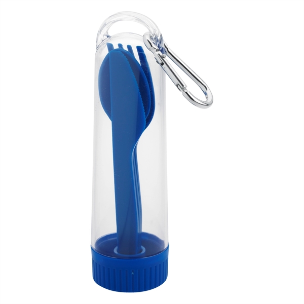 Utensil Kit With Carabiner - Utensil Kit With Carabiner - Image 3 of 9