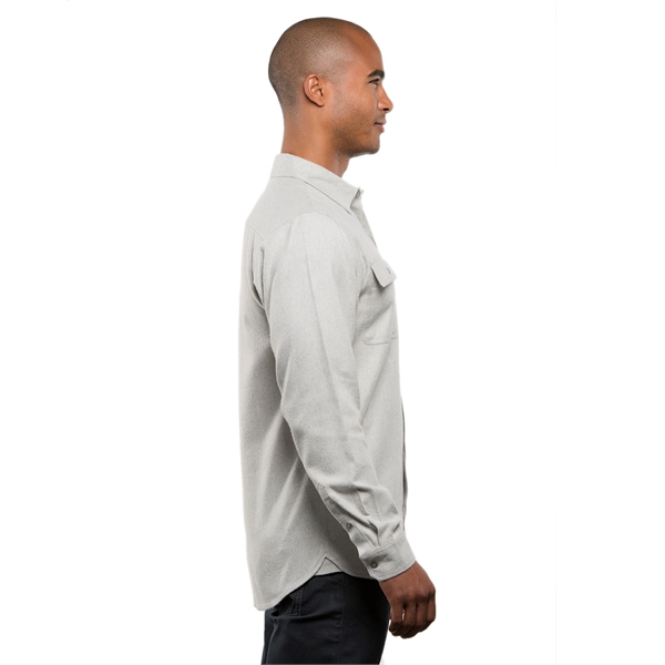 Burnside Men's Solid Flannel Shirt - Burnside Men's Solid Flannel Shirt - Image 9 of 28