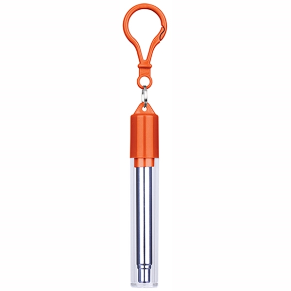 Stainless Steel Straw Reusable Travel Kit - Stainless Steel Straw Reusable Travel Kit - Image 5 of 8