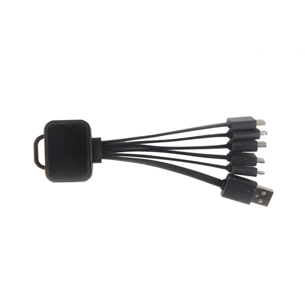 6-in-1 LED Charging Cable - 6-in-1 LED Charging Cable - Image 0 of 3