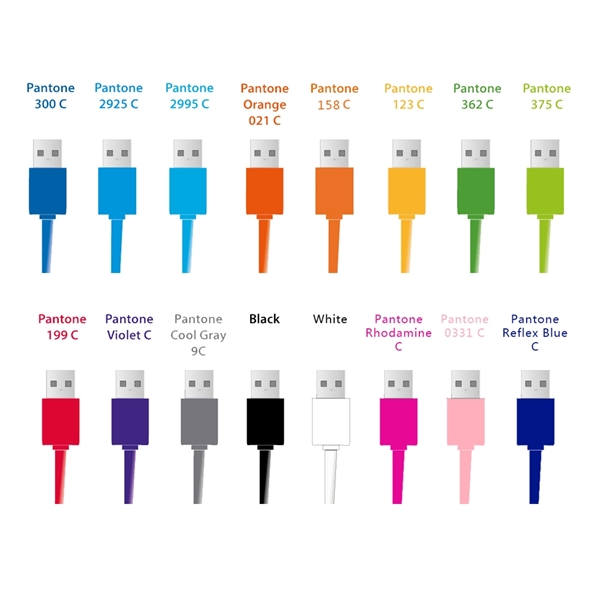 6-in-1 LED Charging Cable - 6-in-1 LED Charging Cable - Image 1 of 3