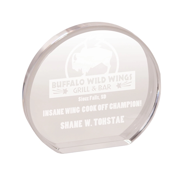 Clear Round Acrylic Award - Clear Round Acrylic Award - Image 0 of 1