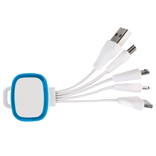 6-in-1 LED Charging Cable - 6-in-1 LED Charging Cable - Image 4 of 9