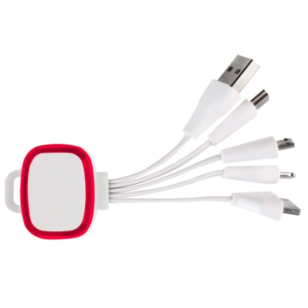 6-in-1 LED Charging Cable - 6-in-1 LED Charging Cable - Image 6 of 9