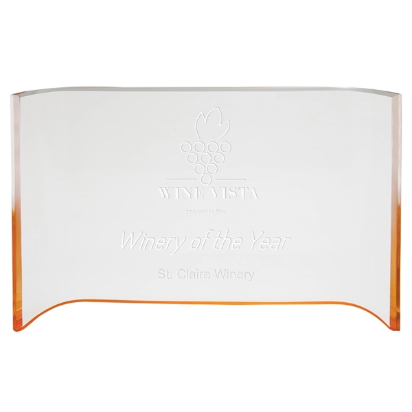 Gold Acrylic Crescent - Gold Acrylic Crescent - Image 3 of 3