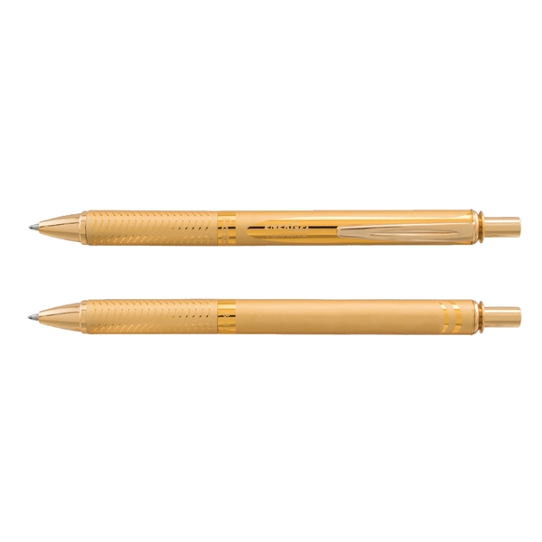 EnerGel Alloy Gold Premium Retractable Liquid Gel Ink Pen - EnerGel Alloy Gold Premium Retractable Liquid Gel Ink Pen - Image 2 of 2