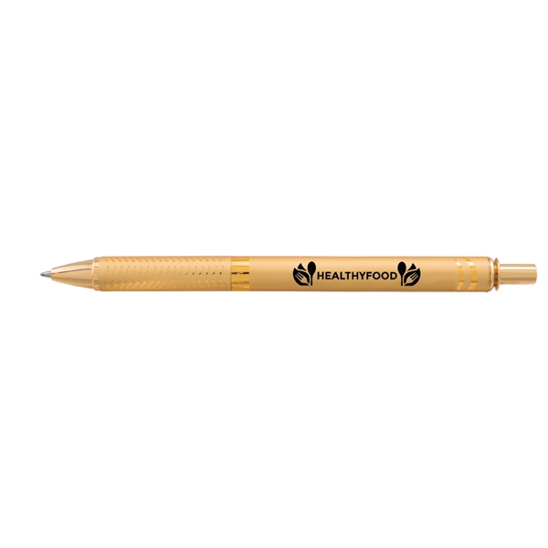 EnerGel Alloy Gold Premium Retractable Liquid Gel Ink Pen - EnerGel Alloy Gold Premium Retractable Liquid Gel Ink Pen - Image 0 of 2