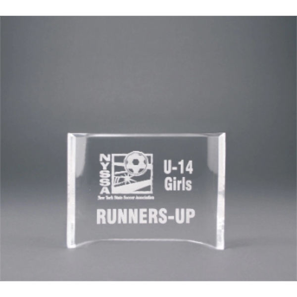 Clear Acrylic Crescent - Clear Acrylic Crescent - Image 0 of 3