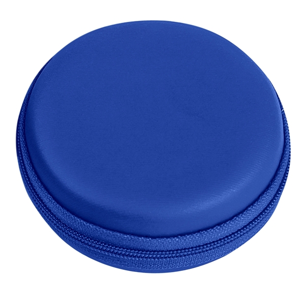 Round Zippered Electronics Travel Case - Round Zippered Electronics Travel Case - Image 15 of 21