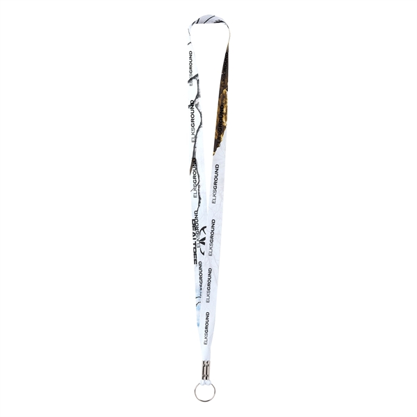 Realtree dye sublimation lanyard