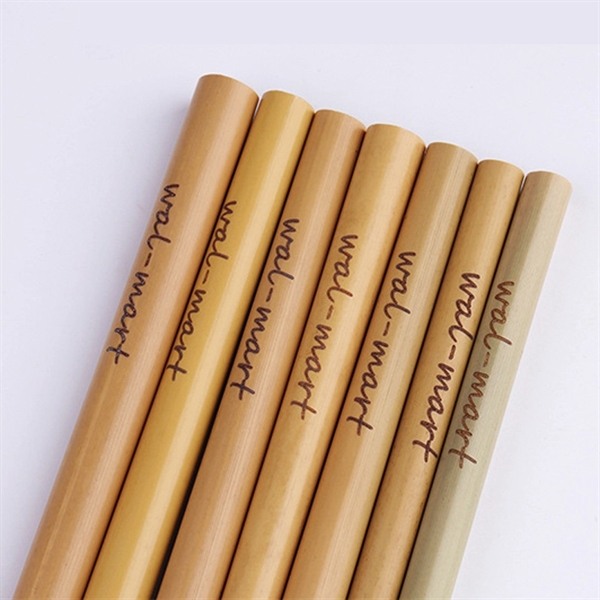Eco-friendly Bamboo Straw Set With Cleaning Brush - Eco-friendly Bamboo Straw Set With Cleaning Brush - Image 1 of 6