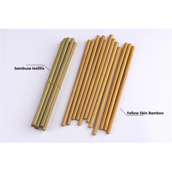 Eco-friendly Bamboo Straw Set With Cleaning Brush - Eco-friendly Bamboo Straw Set With Cleaning Brush - Image 6 of 6