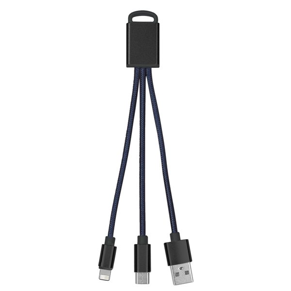 3-In-1 Braided Charging Buddy - 3-In-1 Braided Charging Buddy - Image 46 of 48