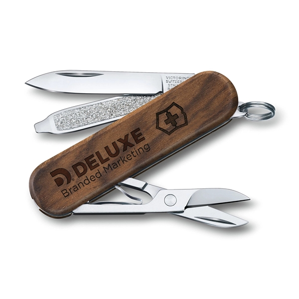 Custom Victorinox® Classic Walnut Wood