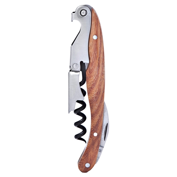 Lisse® Two-Step Waiter's Corkscrew - Wood Handle - Lisse® Two-Step Waiter's Corkscrew - Wood Handle - Image 0 of 2