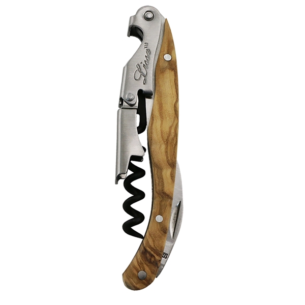 Lisse® Two-Step Waiter's Corkscrew - Wood Handle - Lisse® Two-Step Waiter's Corkscrew - Wood Handle - Image 2 of 2