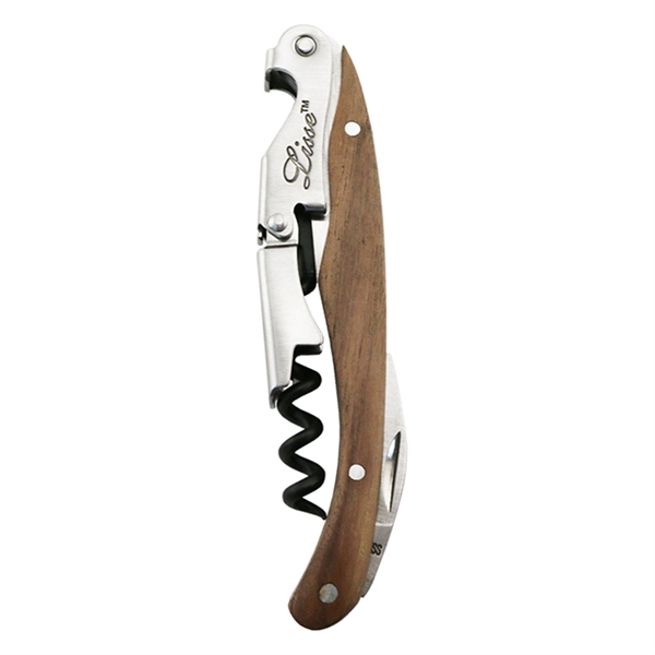 Lisse® Two-Step Waiter's Corkscrew - Wood Handle - Lisse® Two-Step Waiter's Corkscrew - Wood Handle - Image 1 of 2