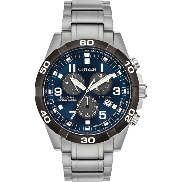 Titanium citizen eco 2025 drive watch men's