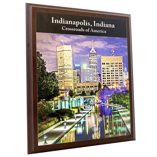 Cherry Finish Wood Full Color Award Plaque - Cherry Finish Wood Full Color Award Plaque - Image 0 of 0