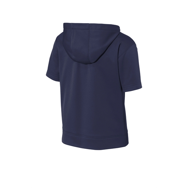 Sport-Tek Youth Sport-Wick Fleece Short Sleeve Hooded Pul... - Sport-Tek Youth Sport-Wick Fleece Short Sleeve Hooded Pul... - Image 14 of 29
