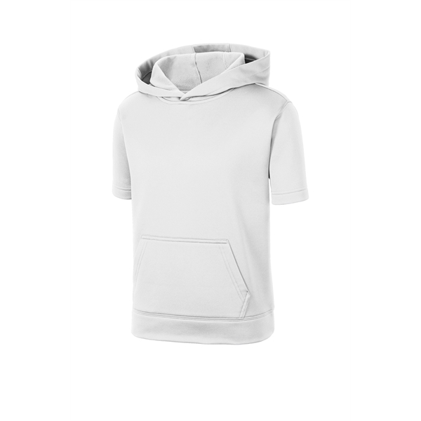 Sport-Tek Youth Sport-Wick Fleece Short Sleeve Hooded Pul... - Sport-Tek Youth Sport-Wick Fleece Short Sleeve Hooded Pul... - Image 28 of 29