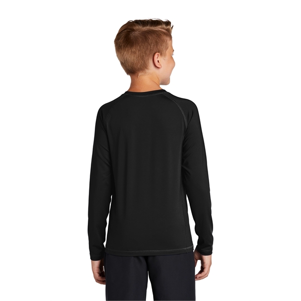 Sport-Tek Youth Long Sleeve Rashguard Tee. - Sport-Tek Youth Long Sleeve Rashguard Tee. - Image 1 of 25