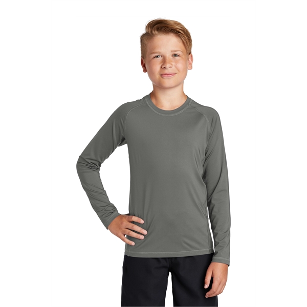 Sport-Tek Youth Long Sleeve Rashguard Tee. - Sport-Tek Youth Long Sleeve Rashguard Tee. - Image 6 of 25