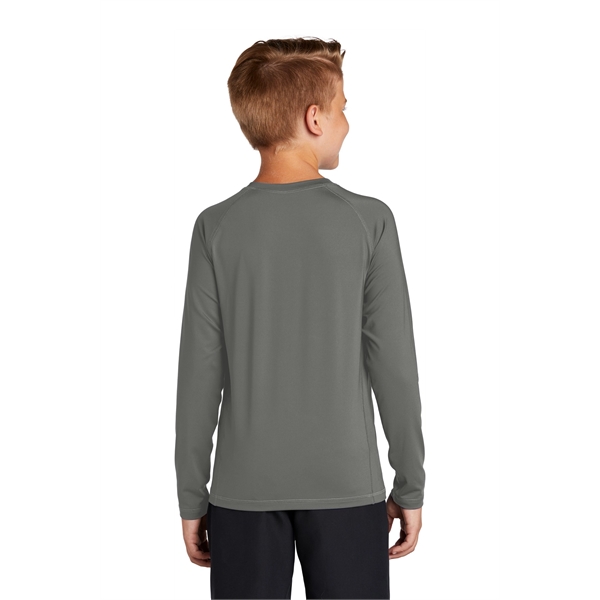 Sport-Tek Youth Long Sleeve Rashguard Tee. - Sport-Tek Youth Long Sleeve Rashguard Tee. - Image 7 of 25