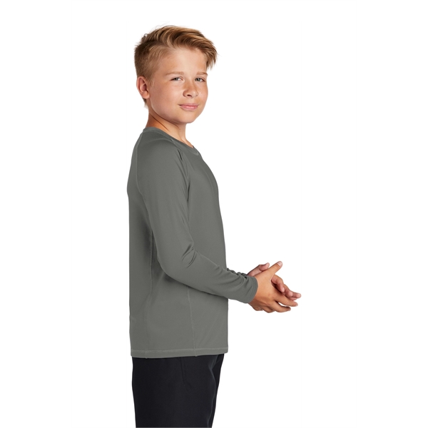 Sport-Tek Youth Long Sleeve Rashguard Tee. - Sport-Tek Youth Long Sleeve Rashguard Tee. - Image 8 of 25