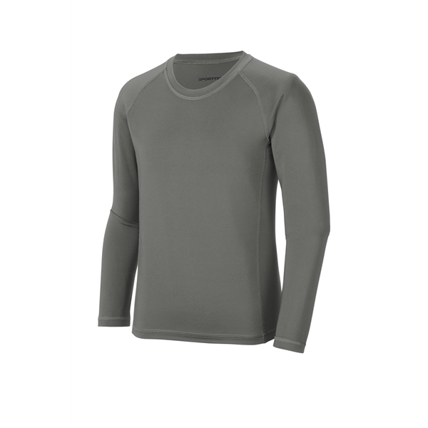 Sport-Tek Youth Long Sleeve Rashguard Tee. - Sport-Tek Youth Long Sleeve Rashguard Tee. - Image 9 of 25