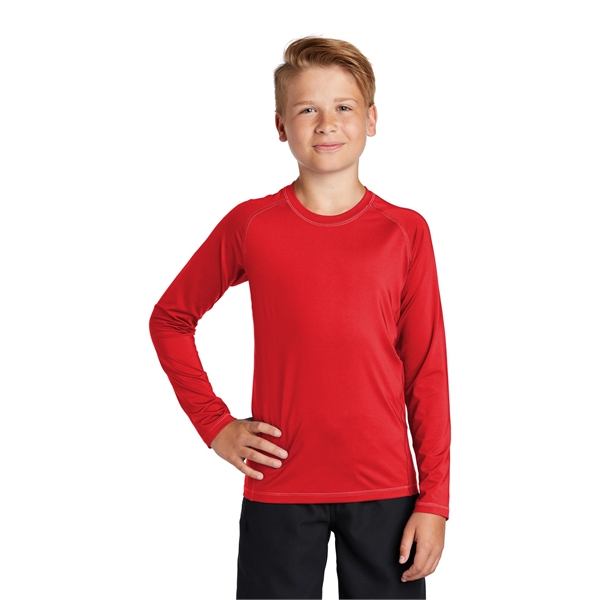 Sport-Tek Youth Long Sleeve Rashguard Tee. - Sport-Tek Youth Long Sleeve Rashguard Tee. - Image 11 of 25