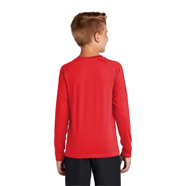 Sport-Tek Youth Long Sleeve Rashguard Tee. - Sport-Tek Youth Long Sleeve Rashguard Tee. - Image 12 of 25