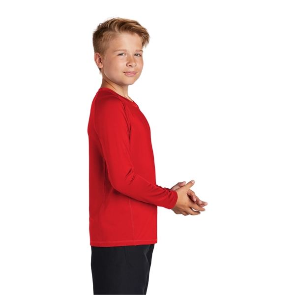 Sport-Tek Youth Long Sleeve Rashguard Tee. - Sport-Tek Youth Long Sleeve Rashguard Tee. - Image 13 of 25