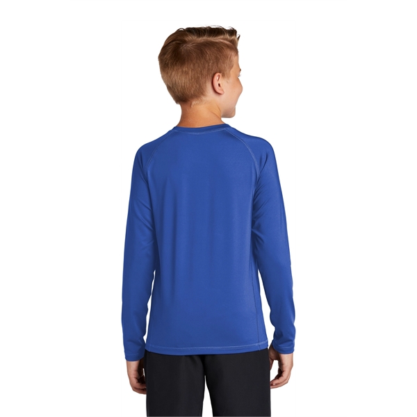 Sport-Tek Youth Long Sleeve Rashguard Tee. - Sport-Tek Youth Long Sleeve Rashguard Tee. - Image 17 of 25