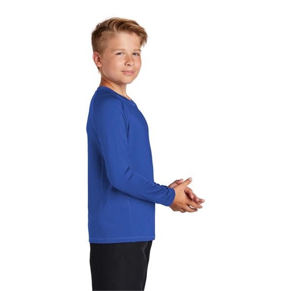 Sport-Tek Youth Long Sleeve Rashguard Tee. - Sport-Tek Youth Long Sleeve Rashguard Tee. - Image 18 of 25