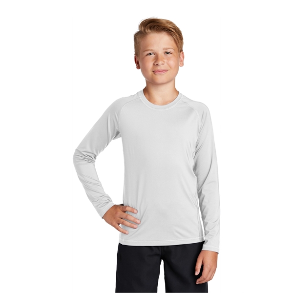 Sport-Tek Youth Long Sleeve Rashguard Tee. - Sport-Tek Youth Long Sleeve Rashguard Tee. - Image 21 of 25