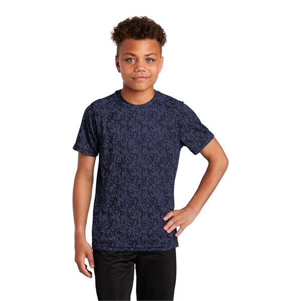 Sport-Tek Youth Digi Camo Tee. - Sport-Tek Youth Digi Camo Tee. - Image 15 of 36