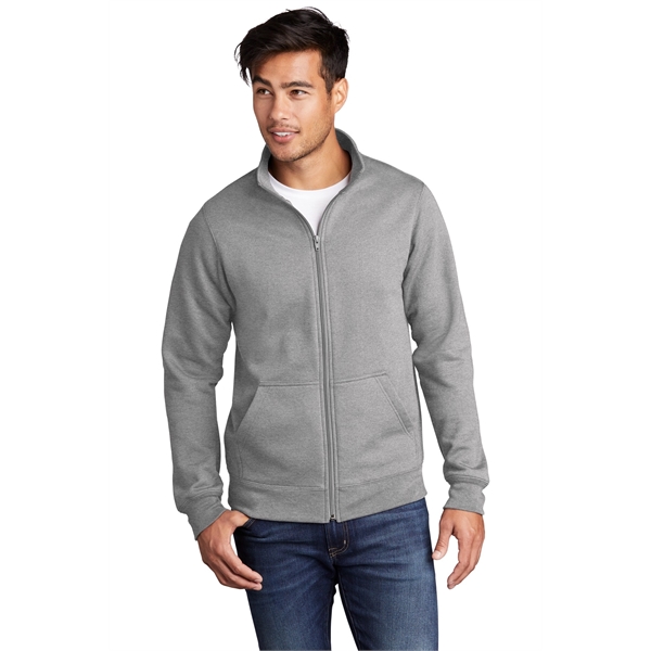 Port & Company Core Fleece Cadet Full-Zip Sweatshirt - Port & Company Core Fleece Cadet Full-Zip Sweatshirt - Image 0 of 30