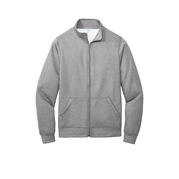 Port & Company Core Fleece Cadet Full-Zip Sweatshirt - Port & Company Core Fleece Cadet Full-Zip Sweatshirt - Image 3 of 30