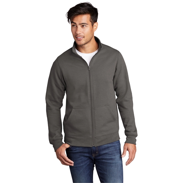 Port & Company Core Fleece Cadet Full-Zip Sweatshirt - Port & Company Core Fleece Cadet Full-Zip Sweatshirt - Image 5 of 30