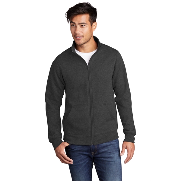 Port & Company Core Fleece Cadet Full-Zip Sweatshirt - Port & Company Core Fleece Cadet Full-Zip Sweatshirt - Image 10 of 30