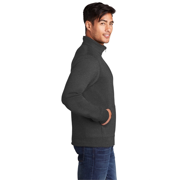 Port & Company Core Fleece Cadet Full-Zip Sweatshirt - Port & Company Core Fleece Cadet Full-Zip Sweatshirt - Image 12 of 30