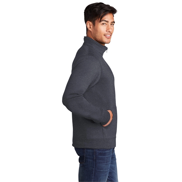 Port & Company Core Fleece Cadet Full-Zip Sweatshirt - Port & Company Core Fleece Cadet Full-Zip Sweatshirt - Image 17 of 30