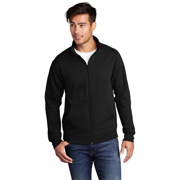 Port & Company Core Fleece Cadet Full-Zip Sweatshirt - Port & Company Core Fleece Cadet Full-Zip Sweatshirt - Image 20 of 30